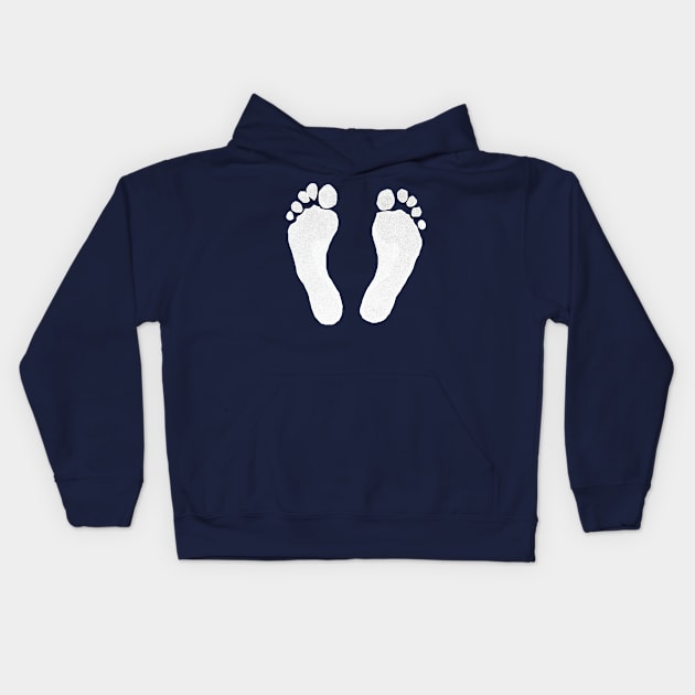 Barefoot Barefeet to save the planet Kids Hoodie by PlanetMonkey